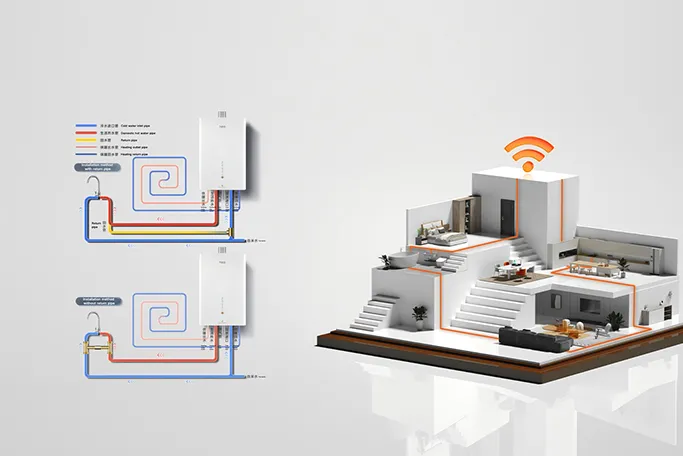 Solução de água quente