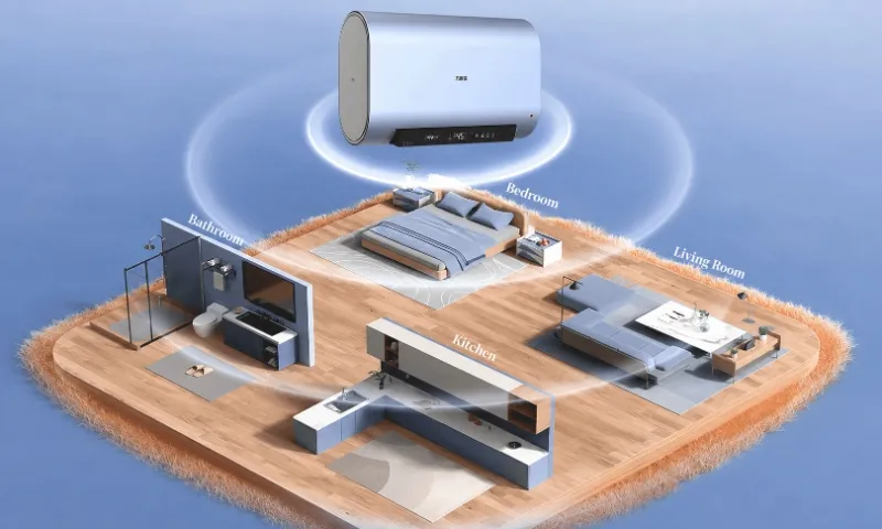 Recursos de aquecedor elétrico inteligente de água que melhoram o conforto e a eficiência
